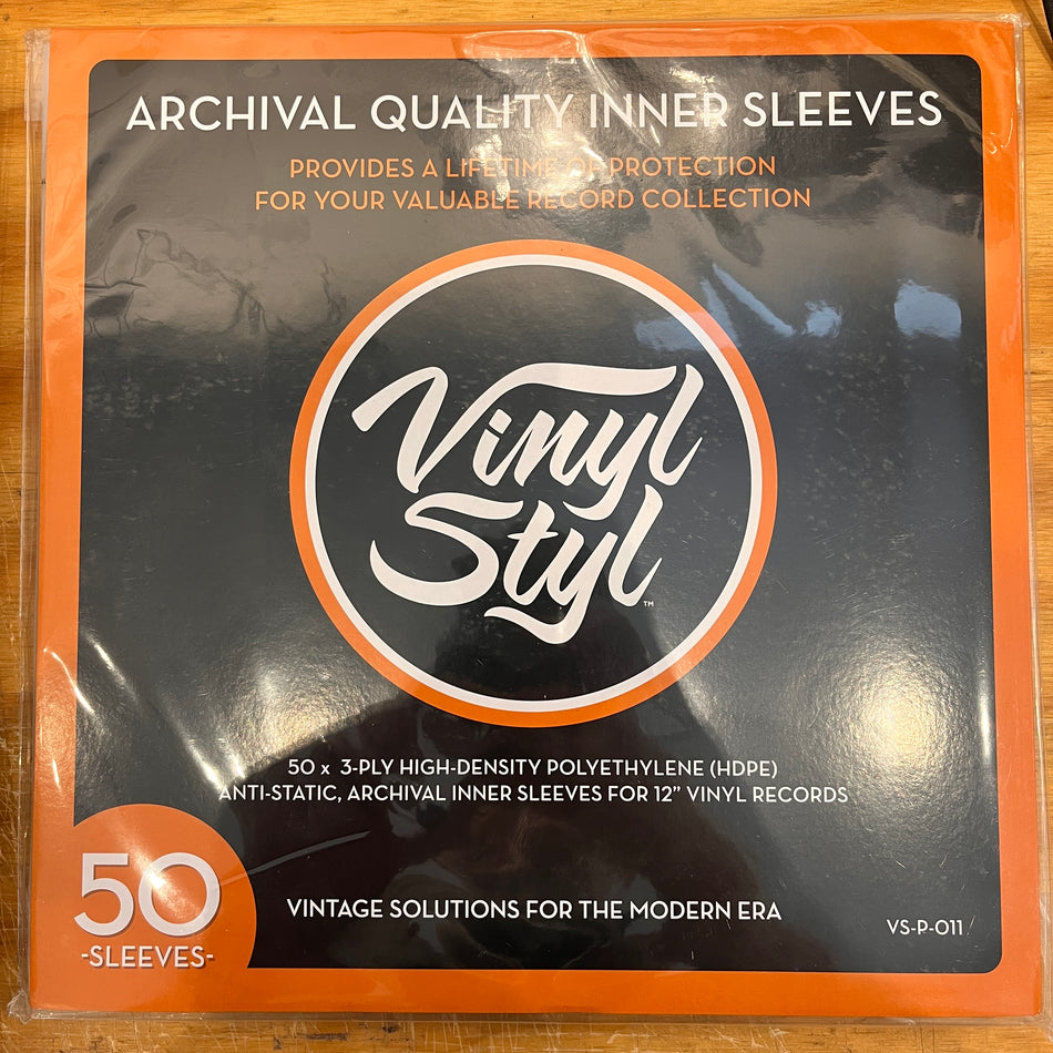 VinylStyl Archival Inner LP sleeves - 50 pack