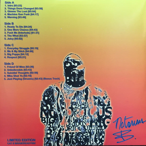 The Notorious B.I.G. - Ready To Die (The Remaster LP) 2xLP (VG+)